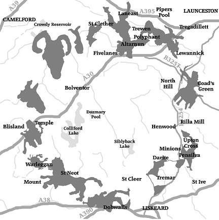 bodmin moor zodiac map